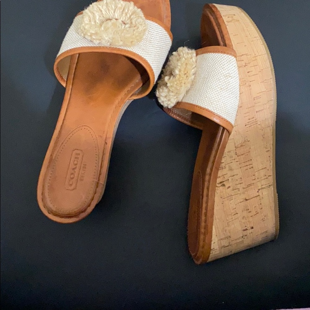 Coach sandal wedge